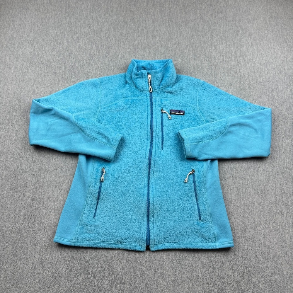 Patagonia Jacket XS Women R2 Fleece Full Zip Collared Hiking Pocket Camp 25146